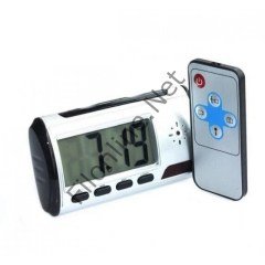 ÇOK FONKSİYONLU KUMANDALI MASA SAATİ SES KAYIT+FOTOĞRAF+ VİDEO ALARMLI GÜVENLİK KAMERASI 