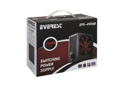 Everest EPS-4900B Power Supply 12CM FANLI   Peak-350W 3*Sata 6+4 PIN