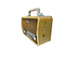 NOSTALJİK RADYO USB-TF-AUX-FM-AM-SW-SD-MP3 ŞARJLI BLUETOOTH'LU KUMANDALI MÜZİK KUTUSU EVERTON RT-859