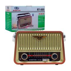 EVERTON RT-805 NOSTALJİK RADYO FM/AM/SW/USB/SD/AUX  3 BAND BLUETOOTH'LU MÜZİK KUTUSU