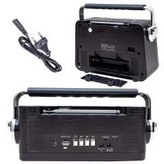 EVERTON RT-855 NOSTALJİK RADYO USB/FM/AM/SW/SD/AUX 3 BAND BLUETOOTH'LU MÜZİK KUTUSU