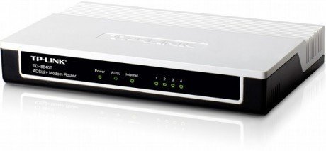 Tp-Link TD-8840T Modem 4 Port 24Mbps ADSL2+ Modem Router