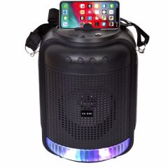 SK-1101 TAŞINABİLİR HOPARLÖR ŞARJLI USB-SD-AUX-FM BLUETOOTH'LU HOPARLÖR