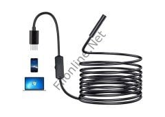 HYTECH HY-XYK20 YILAN KAMERA 7MM MICRO USB + TYPE C LED IŞIKLI 5 METRE KABLOLU YILAN KAMERA 5986