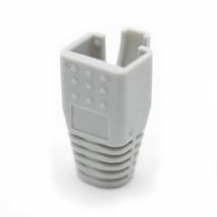 Filonline Rj-45 Kılıf RJ-45 Konnektör Koruyucu Kılıf RJ-45 Cover RJ45 Plastik Kılıf Gri 25'li Paket