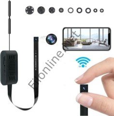 FİLONLİNE MİNİ WIFI KAMERA FULL HD 180P BEBEK BAKICI TUYA MİKRO KAMERA  VİDEO KAYDEDİCİ MODÜL
