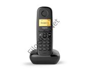 GIGASET A270 SİYAH TELEFON ALFANÜMERİK EKRAN AYDINLATMALI TELEFON ANALOG DECT