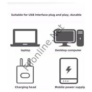 FİLONLİNE FAC-00 LED USB LED IŞIK BEYAZ 1W MİNİ BOY GECE LAMBASI-ORTAM IŞIĞI USB LED IŞIK