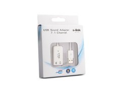 S-LINK SL-U70 ADAPTÖR USB SES KARTI ÇEVİRİCİ 3D 7.1 SOUND SES KARTI ÇECİRİCİ ADAPTÖR