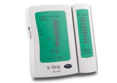 S-LINK SL-468 KABLO TEST CİHAZI RJ-45 RJ-11 LÜKS TKABLO TEST CİHAZI