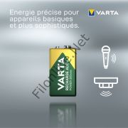 VARTA 9V ŞARJ EDİLEBİLİR PİL 200 MAH READY-TO-USE REACHARGE ACCU POWER