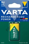 VARTA 9V ŞARJ EDİLEBİLİR PİL 200 MAH READY-TO-USE REACHARGE ACCU POWER