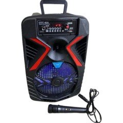 OTY-828 USB-FM DESTEKLİ MİKROFONLU ŞARJLI TAŞINABİLİR HOPARLÖR