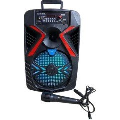 OTY-828 USB-FM DESTEKLİ MİKROFONLU ŞARJLI TAŞINABİLİR HOPARLÖR