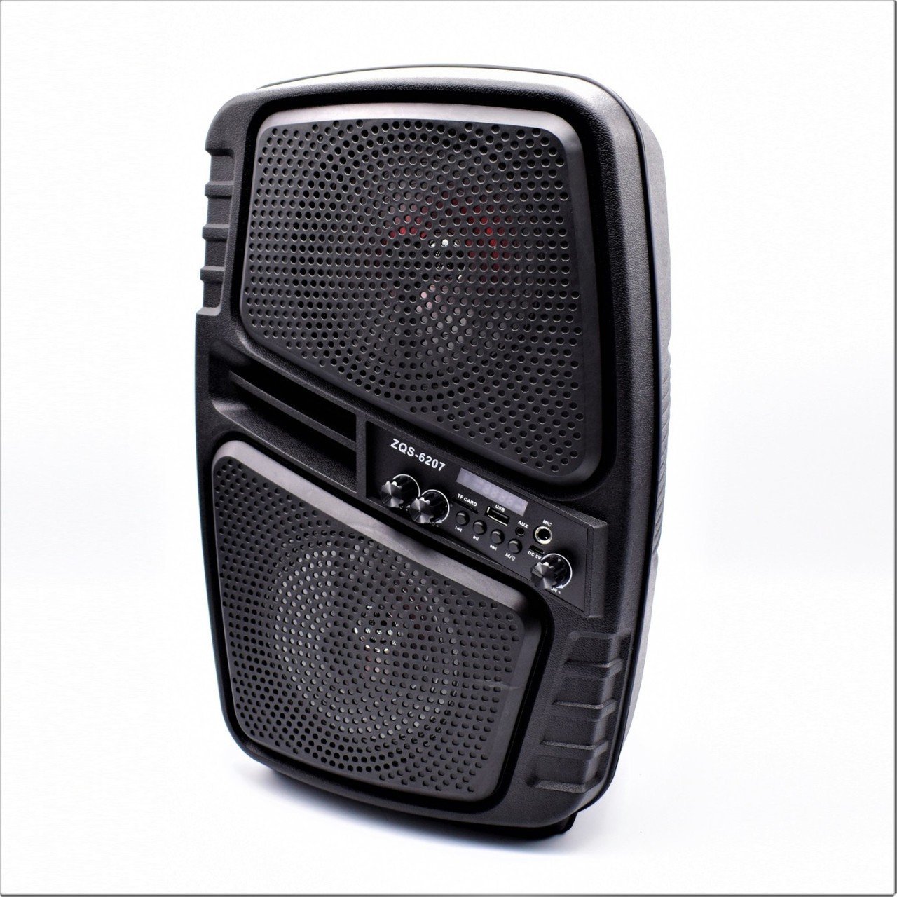 ZQS6207 KUMANDALI + MİKROFONLU USB-FM-TF-BT DESTEKLİ TAŞINABİLİR HOPARLÖR