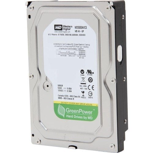 WESTERN DIGITAL WD5000AVCS HARDDİSK 3.5'' 500GB 7200RPM 16MB SATA2 HARDDİSK