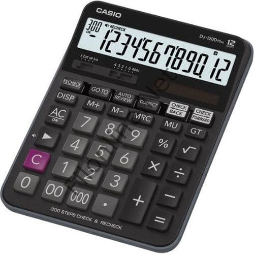 CASIO DJ-120D PLUS 12 HANE HESAP MAKİNESİ MASAÜSTÜ 