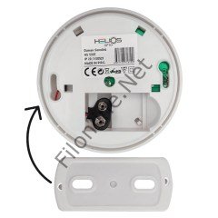 HELIOS HS-5007 PİLLİ DUMAN DEDEKTÖRÜ 9V PİL HEDİYELİDİR