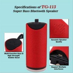 MAGİCVOİCE MV-19973 HOPARLÖR 4.2 KABLOSUZ TAŞINABİLİR SES BOMBASI AUX-USB-SD-BT'LU  TG-113  SPEAKER