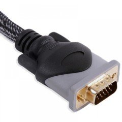 PHILIPS SWV9009 VGA-VGA KABLO 1 METRE  1080P 15 PİN ÖRGÜLÜ