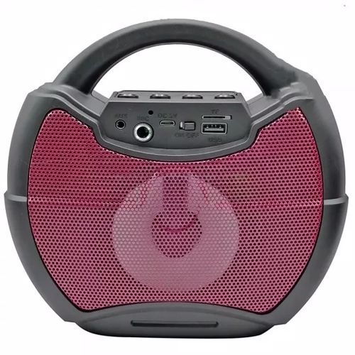 ZQS-1422 TAŞINABİLİR BLUETOOTH KIRMIZI HOPARLÖR BT-FM-USB-TF-AUX-MP3 TWS İŞLEVLİ 1500MAH  HOPARLÖR