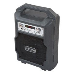 Bluetooth Toplantı Anfisi 20W Siyah Usb+SD+Fm Destekli LED'Li Uzaktan Kumandalı Mikado MD-BT20S