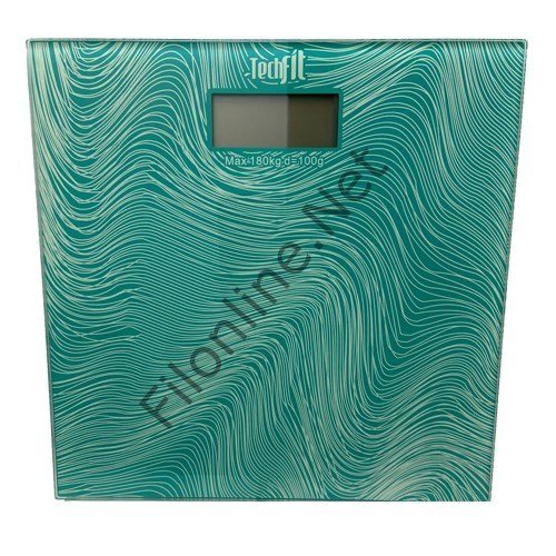 TECHFIT TF-1053 DİJİTAL KİŞİSEL BASKÜL YEŞİL DESENLİ CAM BANYO TARTISI 