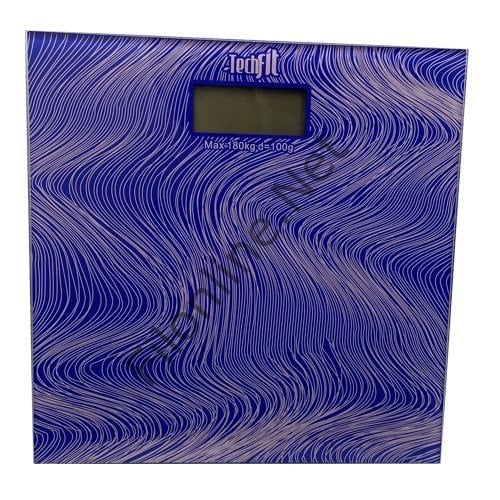 TECHFIT TF-1053 DİJİTAL KİŞİSEL BASKÜL MOR  DESENLİ CAM BANYO TARTISI 