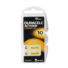 Duracell Activair 10 Numara Kulaklık Pili 6'lı Paket