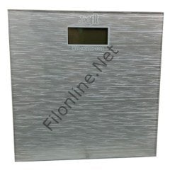 TECHFIT TF-1053 DİJİTAL KİŞİSEL BASKÜL GRİ  DESENLİ CAM BANYO TARTISI 
