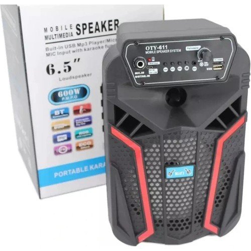 OTY-611 USB+FM+TF+AUX BLUETOOTH DESTEKLİTAŞINABİLİR HOPARLÖR