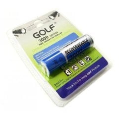 GOLF 18650 Şarj Edilebilir Pil Lithium 3000 Series 3.7V 1500mAh