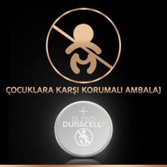 Duracell CR 2025 2'li 3V Düğme Pil