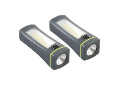 S-Link SL-8701 El Feneri 2 x 2w Ayrılabilir Mini Kamp Feneri COB LED Yeşil