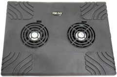 NOTEBOOK SOĞUTUCU 2 FANLI DİZÜSTÜ BİLGİSAYAR USB SOĞUTUCU TÜM DİZÜSTÜ MODELLERE UYUMLU SOĞUTU DX-504