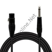 MAGIC VOICE  20184 LD379 XLR CANON DİŞİ - 6.3 MM MONO ERKEK 1 METRE KABLO