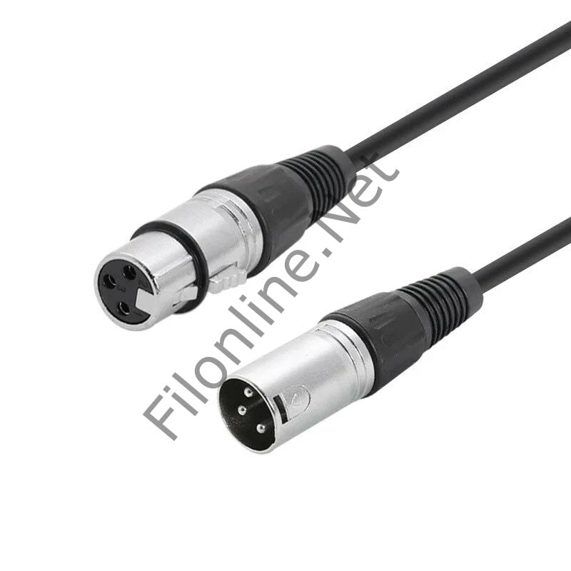 FULLY G-526H CANON DİŞİ CANON ERKEK HAZIR 3 METRE MİKROFON UZATMA KABLOSU