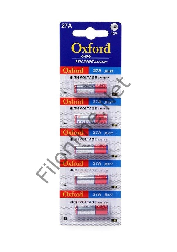 OXFORD 27A MN27 12 VOLT  ALKALİN PİL 5'Lİ PAKET