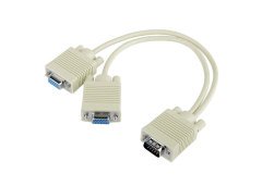 S-Link Sl-Vga152 Vga Kablo Vga Erkek To 2 Vga Dişi 30Cm Vga Kablo