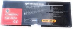 Oto Teyp 4X50WAUX/USB/SD Bluetooth'lu Kart Girişli FM LED Ekranlı Oto Teyp Kingwin KW-3000