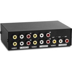 S-Link Sl-43Av Switch 4 Port 50Hz-5.5MHz Video Audio Switch