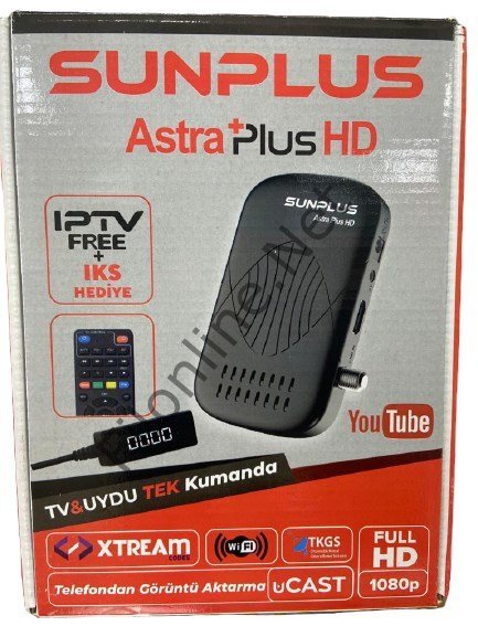 SUNPLUS ASTRAPLUS HD UYDU ALICISI ÇANAKSIZ UYDU FULL HD 1080P TV & UYDU TEK KUMANDA