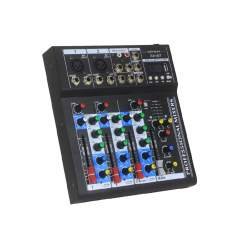 NWORK F-4 BT ANFİ MİKSER 4 KANAL 48W AUX/BT/USB/SD ANFİ DECK