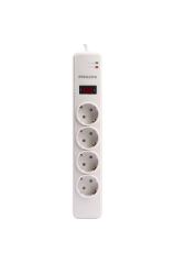Akım Korumalı Anahtarlı Priz 1050 Joule 4lü 2 Metre Kablolu Phılıps Sps1040b/51  Beyaz 1701