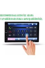 KINGWIN 3200 OTO TEYP 7'' HD 1080P 12V 45x4W USB/TF/AUX 2 DİN RADYO ÇALAR BAS/TİZ AYARLI DOUBLE TEYP
