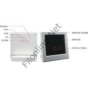 MZN MOONSTAR HD F8 MASA SAATİ GİZLİ KAMERA UZAKTAN KUMANDALI HAREKETE DUYARLI BEBEK BAKICI KAMERASI 