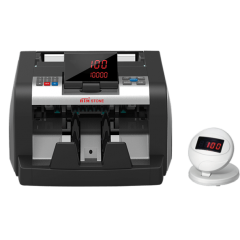 HTM STONE PARA SAYMA MAKİNESİ ÇİFT EKRAN PARA SAYMA MAKİNESİ  TL/ USD/EURO/GPB   100 SAHTE YAKALAR