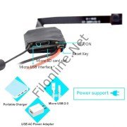 MİNİ WİFİ KAMERA W3-IRT 1080P GECE GÖRÜŞLÜ GÜVENLİK KAMERALI MİNİ WİFİ KAMERA BEBEK BAKICI SİYAH