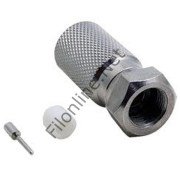 FİLONLİNE F ERKEK KONNEKTÖR RG11 PİNLİ İĞNELİ 5 ADET SIKMALI KONNEKTÖR MODEL F102