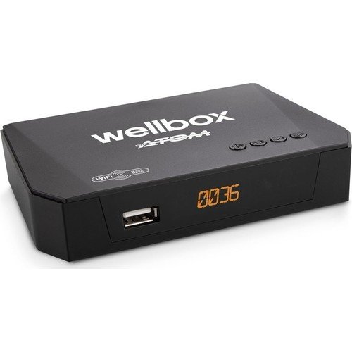 WELLBOX IP ATOM HD UYDU ALICISI LINUX TABANLI DAHİLİ Wİ-Fİ JPEG/MP3/AVI 1500 KANAL UYDU ALICISI